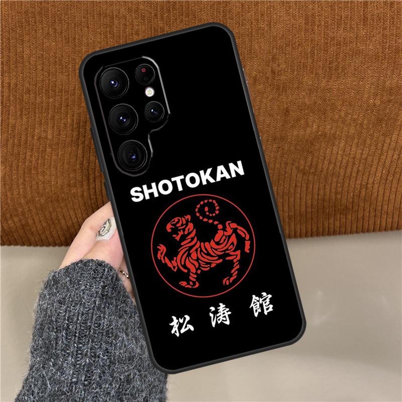 Shotokan Karate Symbol Handyhülle Für Samsung Galaxy S25 Ultra S9 S10 S20 S21 S22 Plus S24 FE S23 Ultra Rückseite