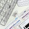 Book clip 2-piece set transparent reading textbook keeps open fixed decoration durable paper document stationery office supplies student home school