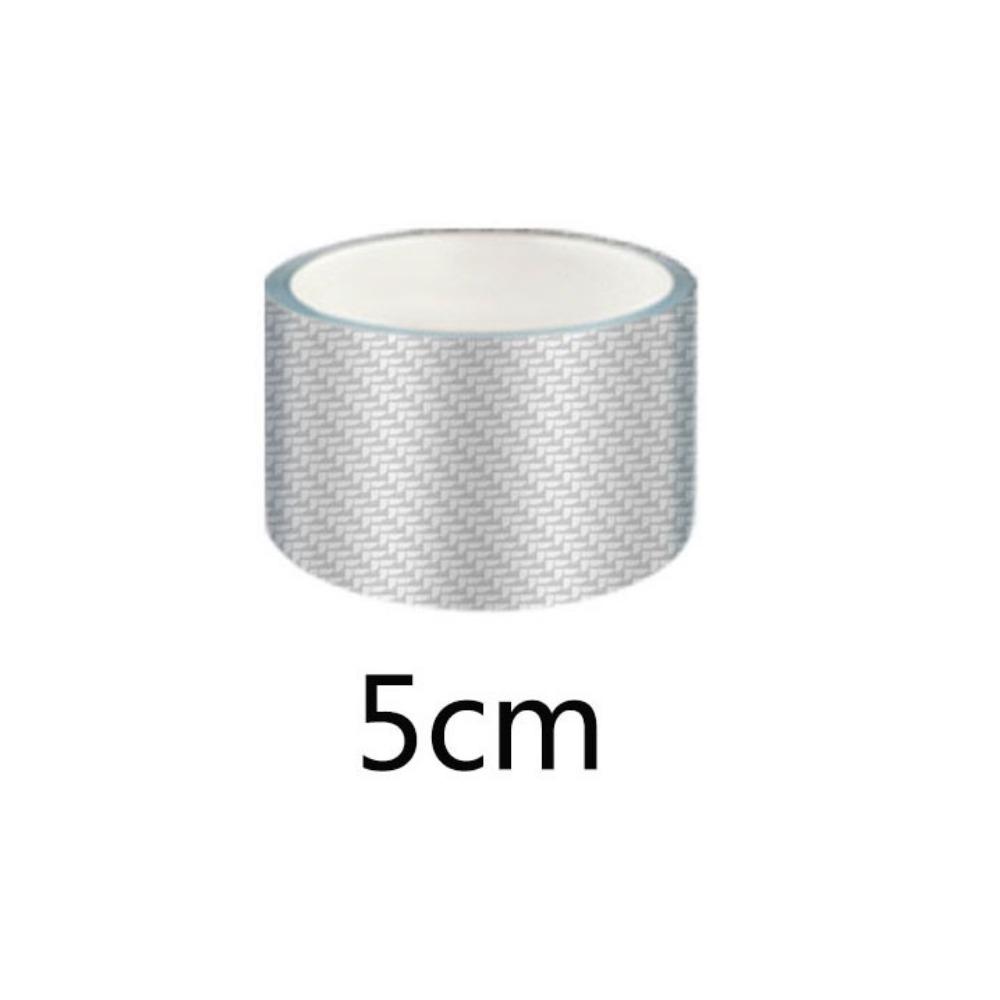 Transparent carbon fiber patterned car door sill strip, bumper anti-collision strip, anti stepping sticker, body film sticker, decorative strip