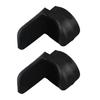 2PCS Silicone Material Finger Rest Protector Black Color Instrument Thumb Rest  For Clarinet