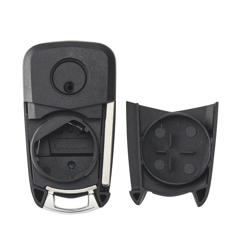 KEYYOU 10pcs Flip Remote Folding Car Key Fob Case Shell For Vauxhall Opel Astra H Corsa D Vectra C Zafira Astra Vectra Signum