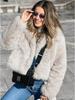 Women's Winter Lambswool Thick Cardigan Coat - New Fur Series