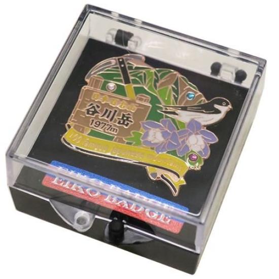 Japan's 100 Famous Mountains [Pin Badge] 1-Tier PinTanigawadake Eiko Trekking Mountaineering Goods Mail Order