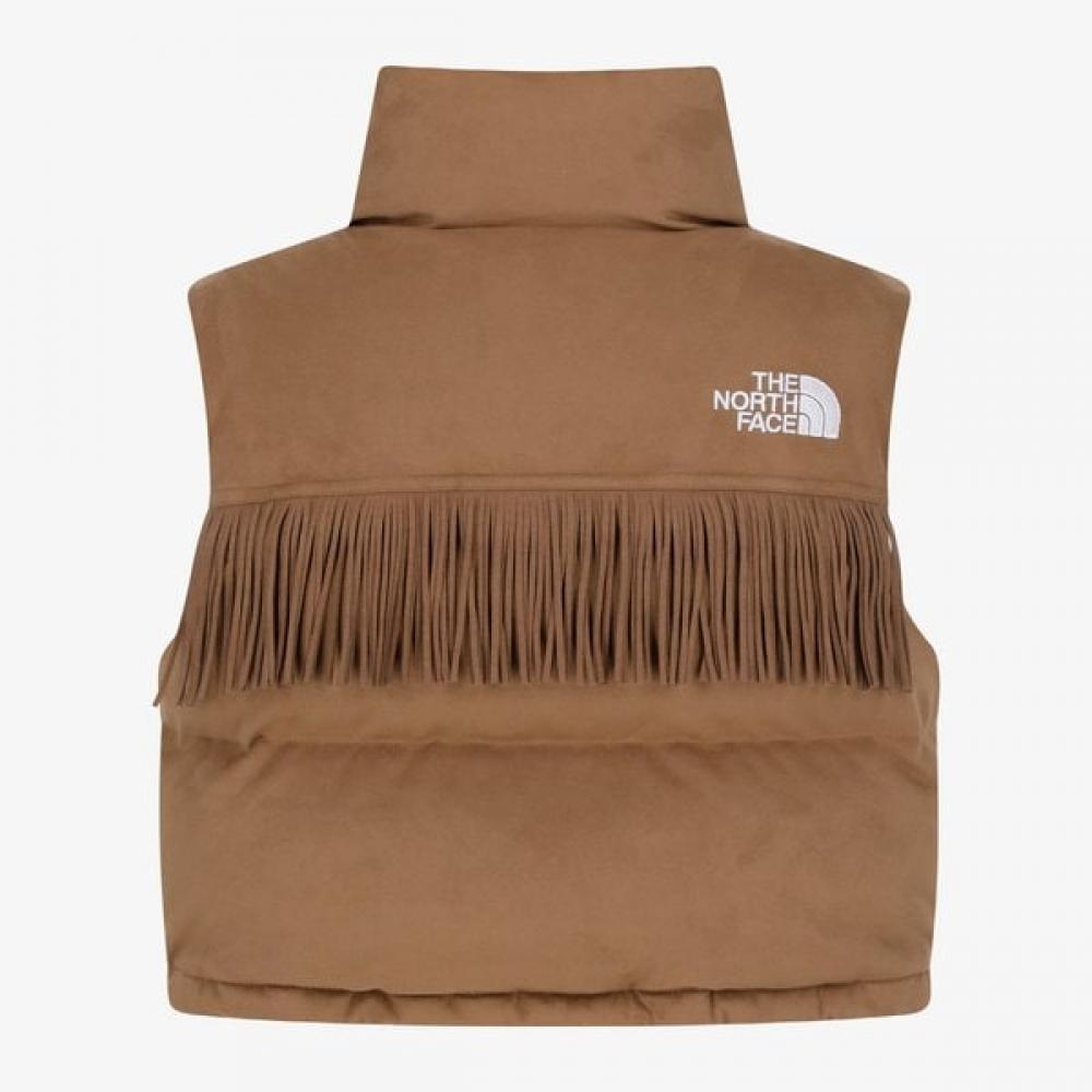 The North Face Women S Suede nuptSe veSt  rdS  Nv1dr82k Camel