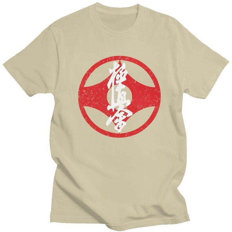 Custom Male Kyokushi Karate T Shirt Short Sleeve Cotton Tshirts Classic Tshirt Casual Martial Arts Tees Clothing
