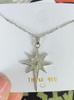 Pendentif Étoile à Huit Branches: Accessoire DIY de Luxe en Cuivre et Zirconia pour Femmes