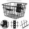 Universal Iron Tube Front Basket for Electric Scooters - Portable Storage Accessory