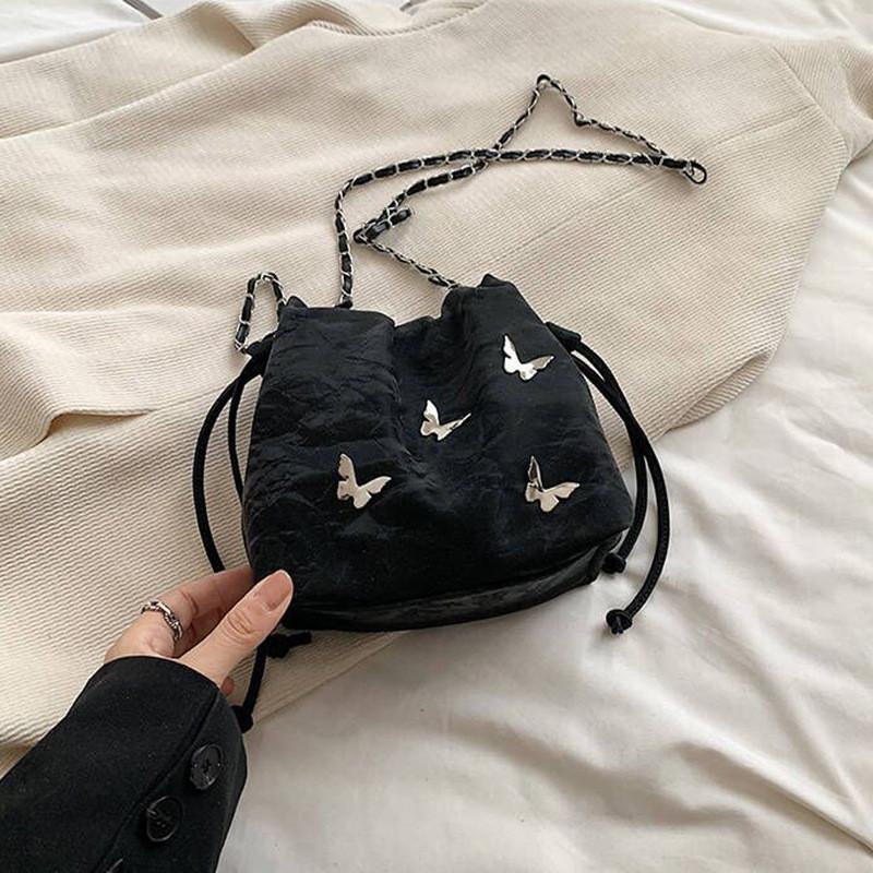 Fashionable Casual Crossbody Shoulder Bag Trendy Minimalist Commuter Bag For Summer 2024 чёрный