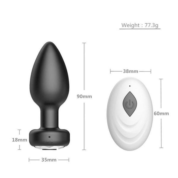 1PC Vibrating Butt Plugs, Anal Sex Toys for Male/female Vibrators, Prostate Massagers for Adult Toys for Male Sex Toys