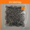 Premium Quality 100pcs Fishing Swivels 3 Way Barrel Cross-line Swivels Rolling Fishing Tackle