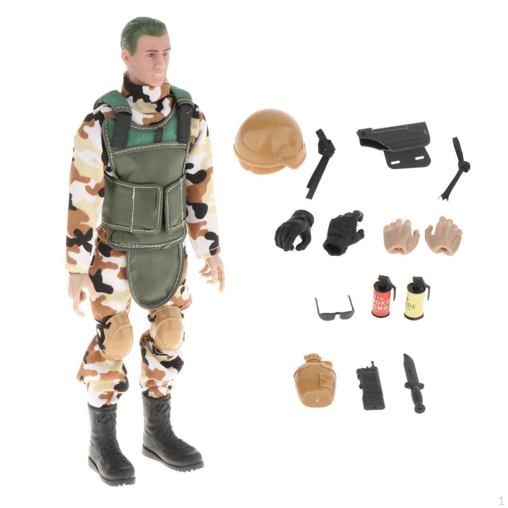 12 Inch Action Figures Playset, Model Figure In 1:6 Scale, Toys for Adults,