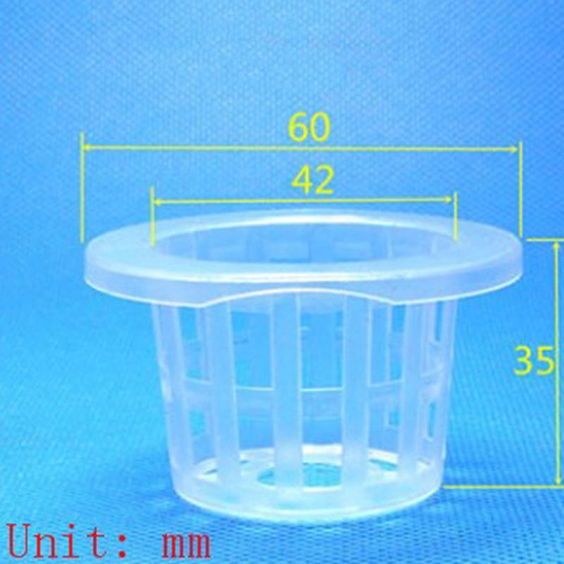 10PCS Black Hydroponic Colonization Mesh Pot Net Cup Basket Hydroponic Planting Grow Clone Nursery Plant Soilless