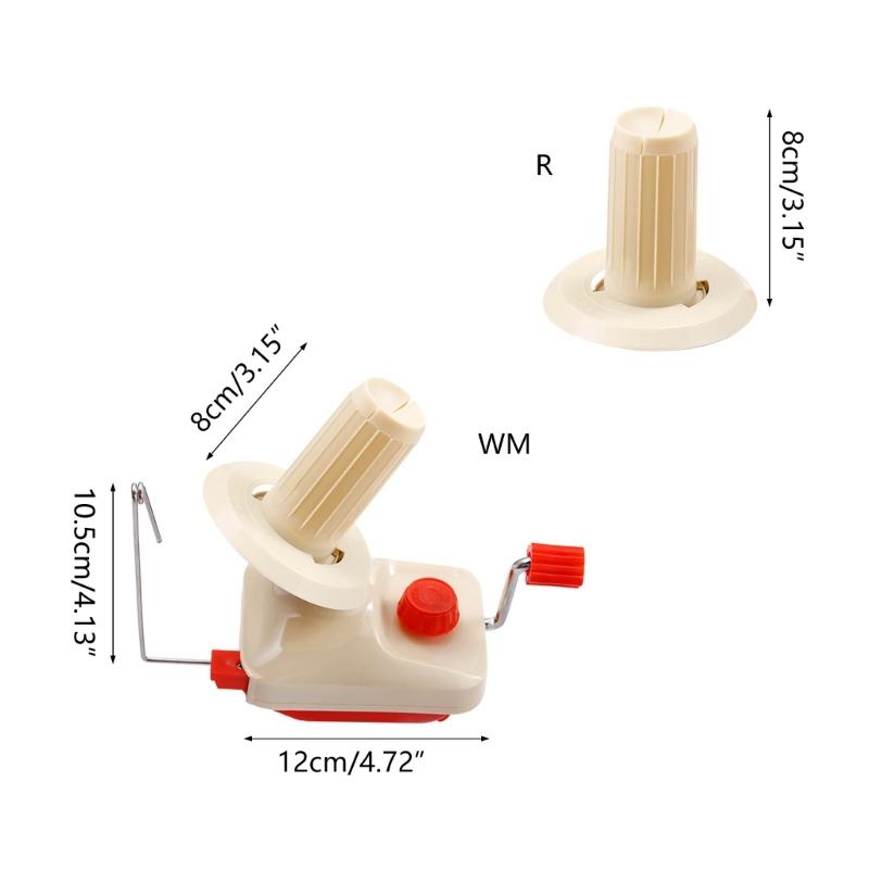 Hand Operated Yarn Ball Winder Easy to Set and Use Portable Manual Winding Tool Great Gift for Knitting Lover
