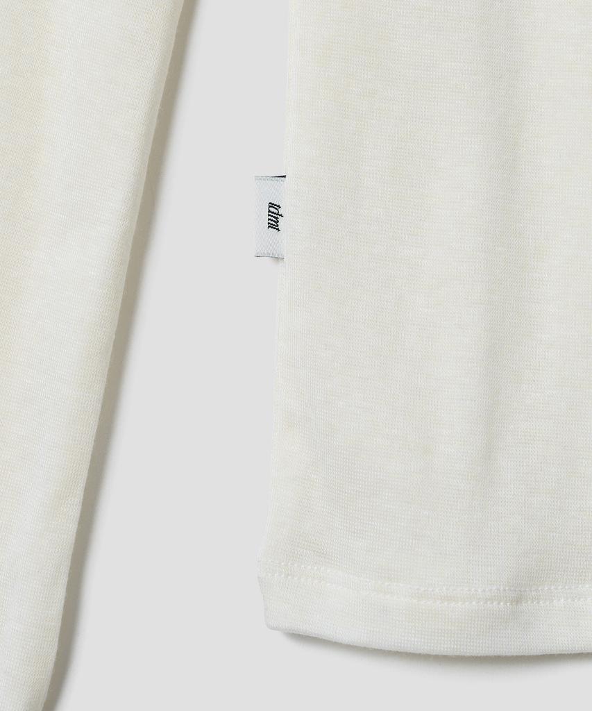 TTUDEMENT Basic Roll-Neck Pullover_Ivory