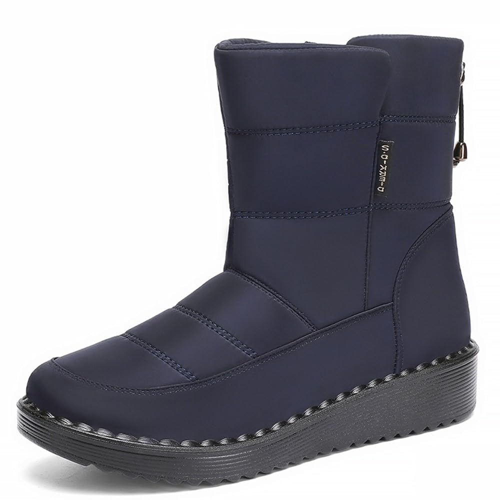 

CALASOU Snow Winter Snow Winter Cotton Plus Outdoor Women s High-Top Boots, Boots, Non-Slip, Waterproof, Lightweight, Boots, Boots, Boots, Sizes,