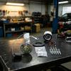 12V Fuel Level Gauge with Float Sensor Kit, 52mm 2 Inch Black Face Instrument for Tank Monitoring, Panel Service, and Replacement Projects