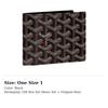 Goyard Victoire Canvas mit Leder Geldbörse Unisex 11 Farben VICTO8PMLTY