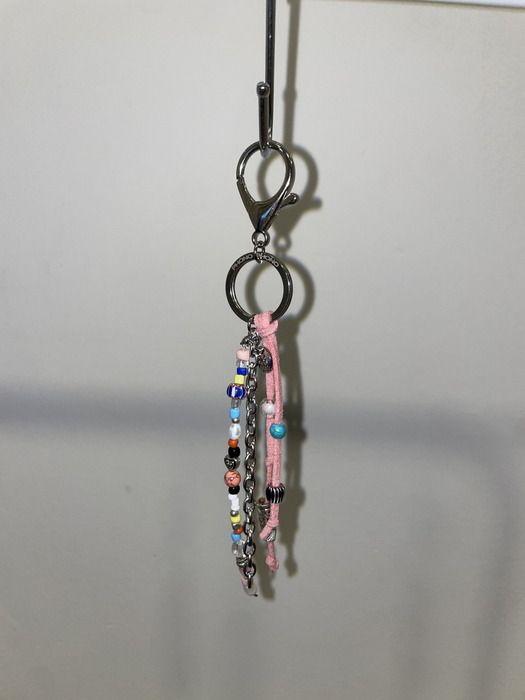 PHONO PHONO PINK MIXED KEY RING Strap Keyring Keychain