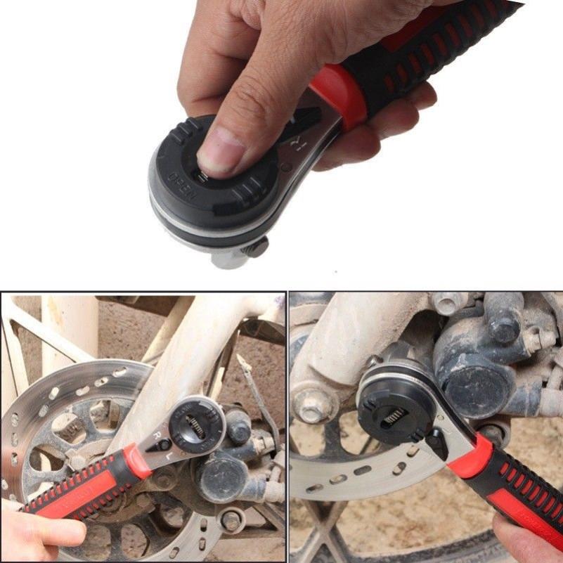 Adjustable Reversible Quick Ratchet Wrench 6-22mm Metric/Imperial