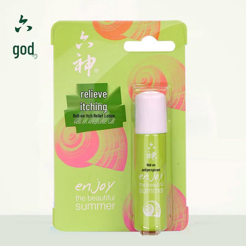 Liushen Cooling Roll-On Lotion for Mosquito Bites & Repellent