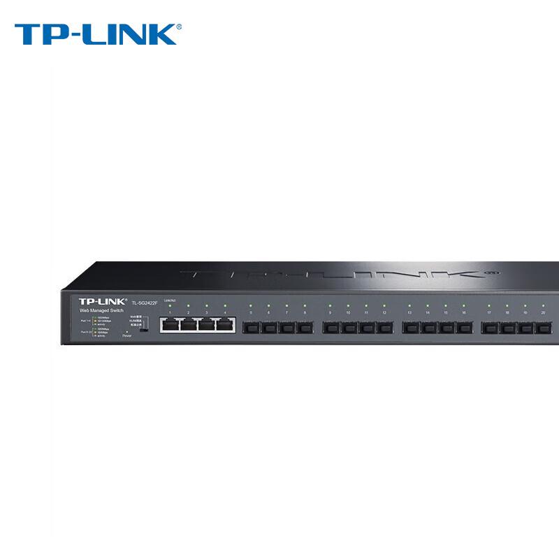 TP-Link TL-SG2422F 22-Port Gigabit Managed Fiber Switch