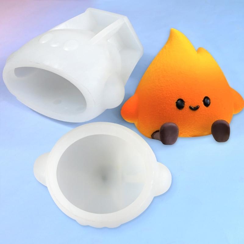 Little Flames Silicone Molds Making Mousses Cake Molds Decorating Baking Tool for Making Chocolate Fondant Dessert