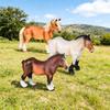 Solid Simulation Toy: Thousand Li Horse, Dutch Draft Stallion & Tennessee Walking Mare