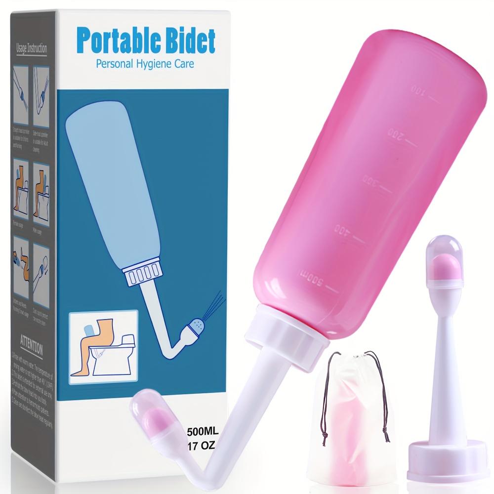 

Portable Bidet Perineal Washer | 11/17oz High Temp Resistant | Travel Personal Hygiene for Women & Postpartum Care G3/8 розовый