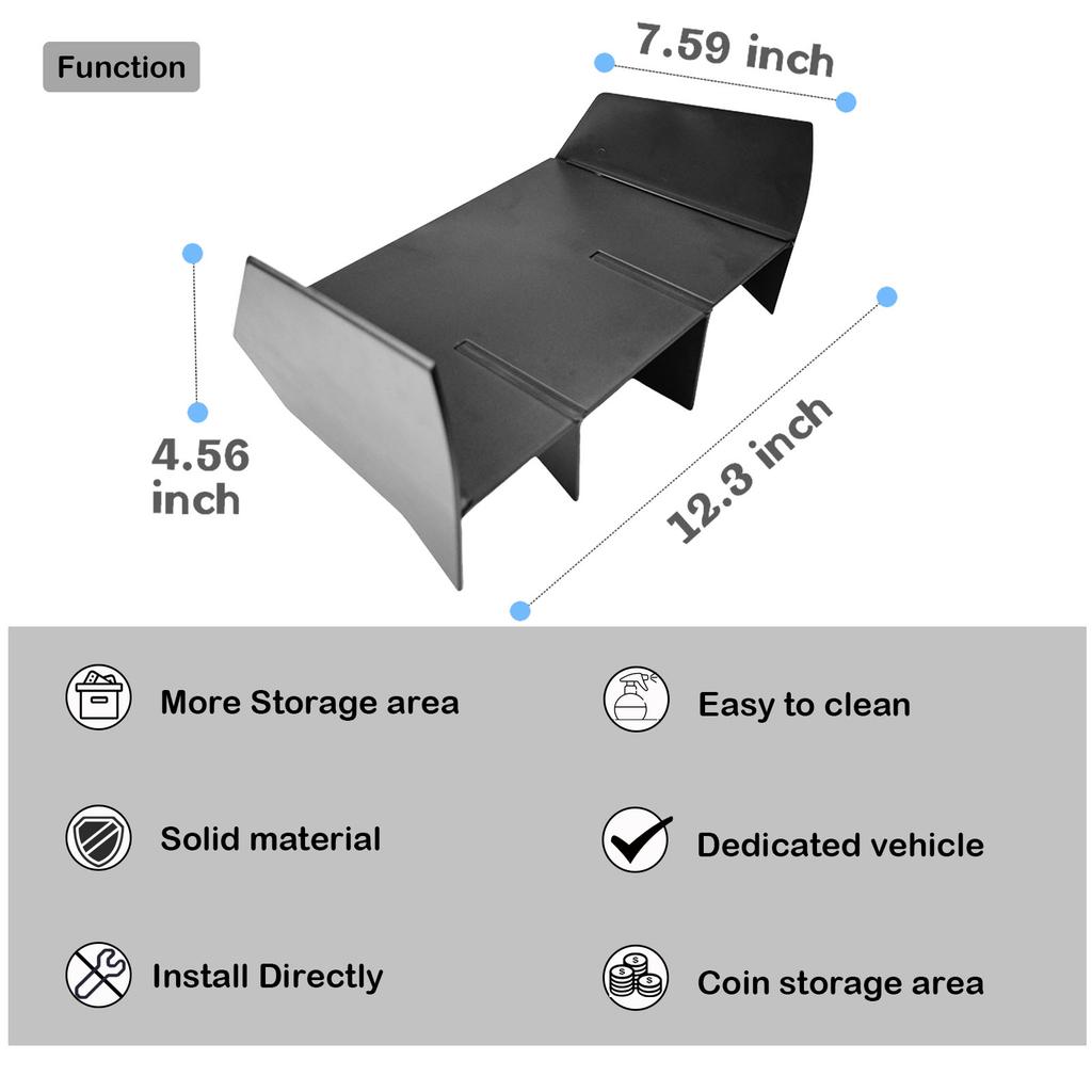 Glove Storage Organizer Dividers Tray for 2025 2025 Chevy Silverado/GMC Sierra 2500HD 3500HD Center Console Dividers Accessories