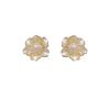 High-end Light Luxury Zircon Pearl Camellia Earrings 1011 New Trendy Internet Celebrity Temperament Pearl Stud Earrings Women