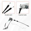 Rear Door Latch Assembly With Cable & Rod, Right Passenger Side For Ford 1992- E150 E250 E350 Econoline Van, Cargo Door Lock Latch Connective Repair