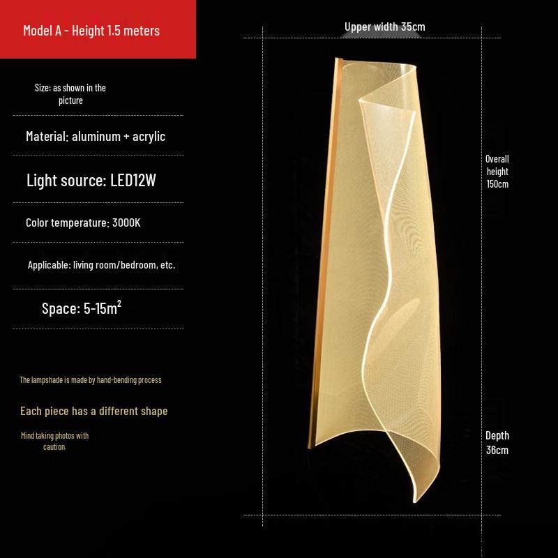 OEING Dimmable LED Floor Lamp with Remote