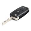 2/3 Tasten Klappbare Auto-Fernbedienungsschale Flip-Key-Schale für Volkswagen VW Polo Passat B5 Tiguan Golf Seat Skoda Auto Leerer Schlüssel