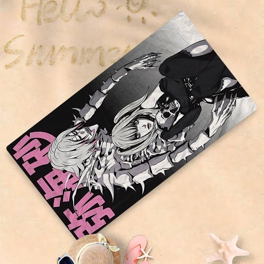 Death Note MISA MISA Anime Microfiber Beach Towel Absorbent Quick Dry Soft Yoga Swimming Resort Mountain Climbing Towel