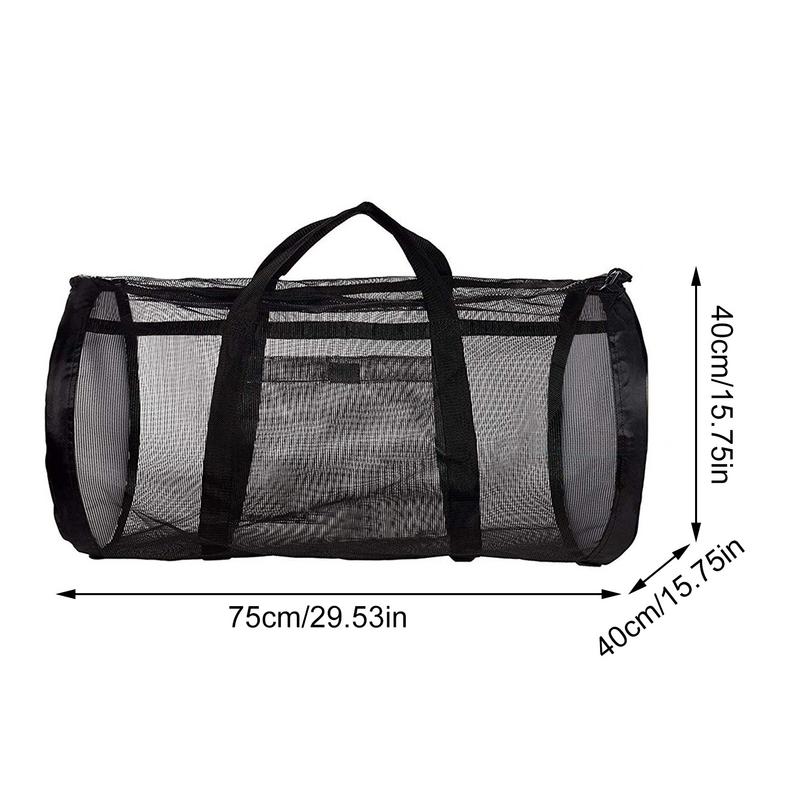 Surfing Swiming Multifunctional Snorkeling Foldable Mesh Tote Portable Nylon Outdoor Scuba Diving Extra Large Beach Storage Bag