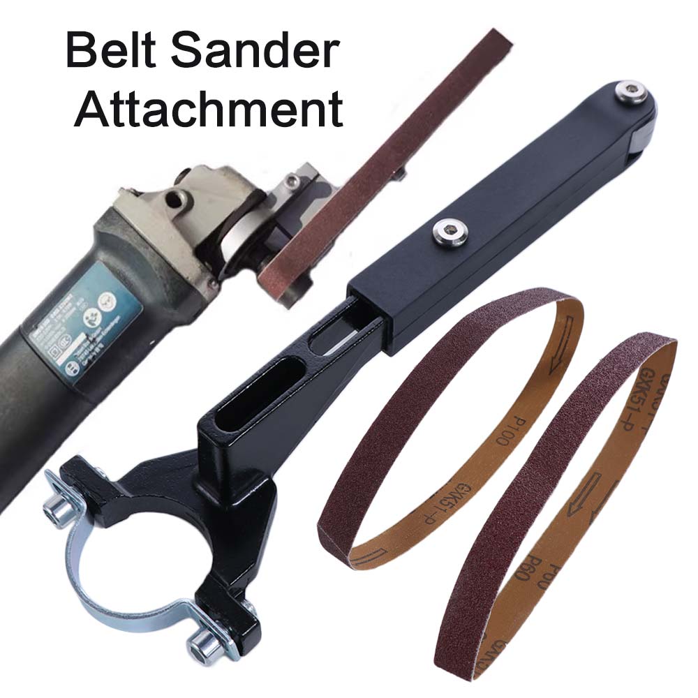 Stainless Steel Sanding Adapter Belt Sander Attachment Belt Sander Bracket Polisher