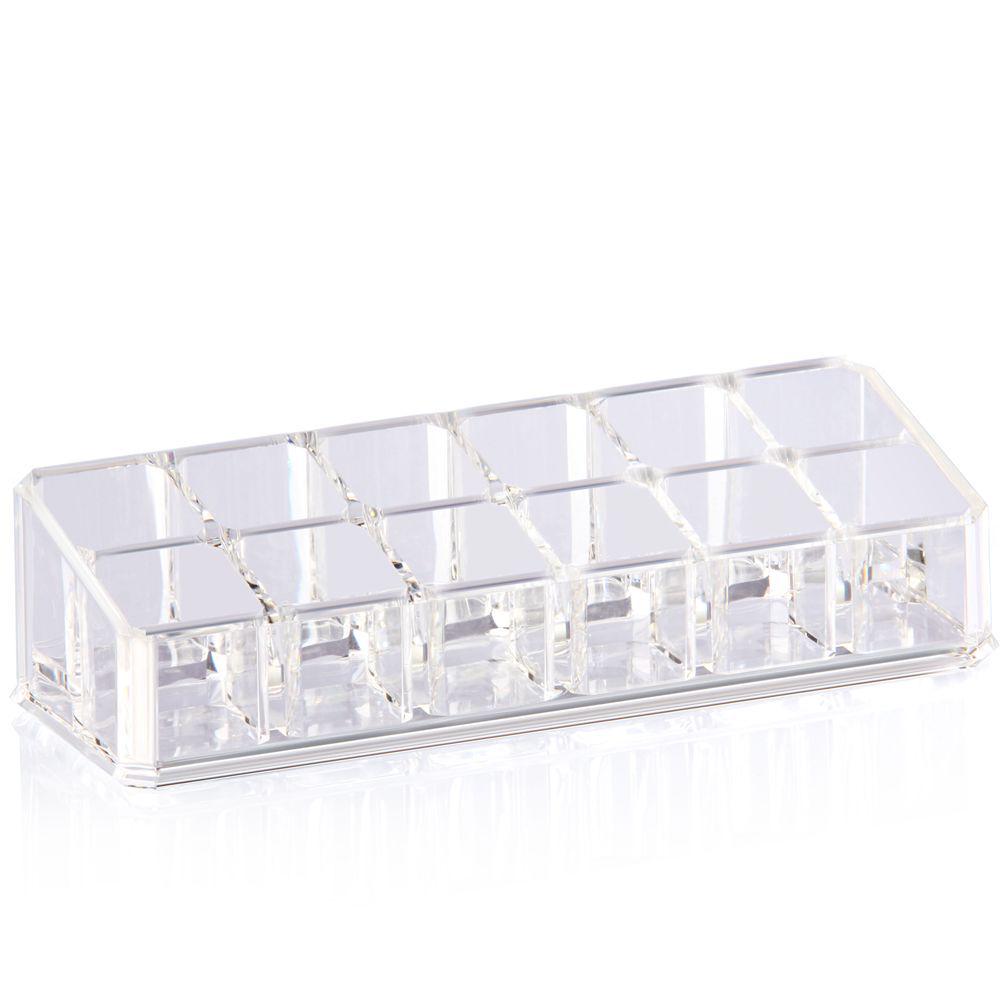 Luxury Large-Capacity Cosmetic Organizer for Lipstick & Skincare with Multi-Functional Compartments