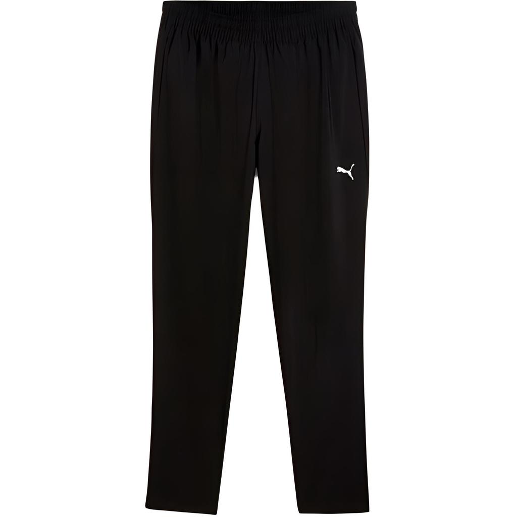 Puma Logo Breathable Versatile Simple Straight Leg Knitted Sports Pants Men Pants Black 527371-01