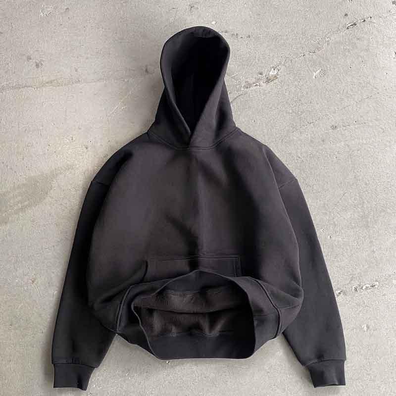 Womens Gothic Streetwear Hooded Zip-Up Sweatshirt Pants Set Casual Long Sleeve Solid Color Oversized Fit