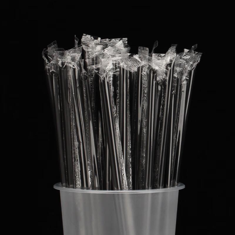 Xiao Yue Ya Disposable Black Boba Straws