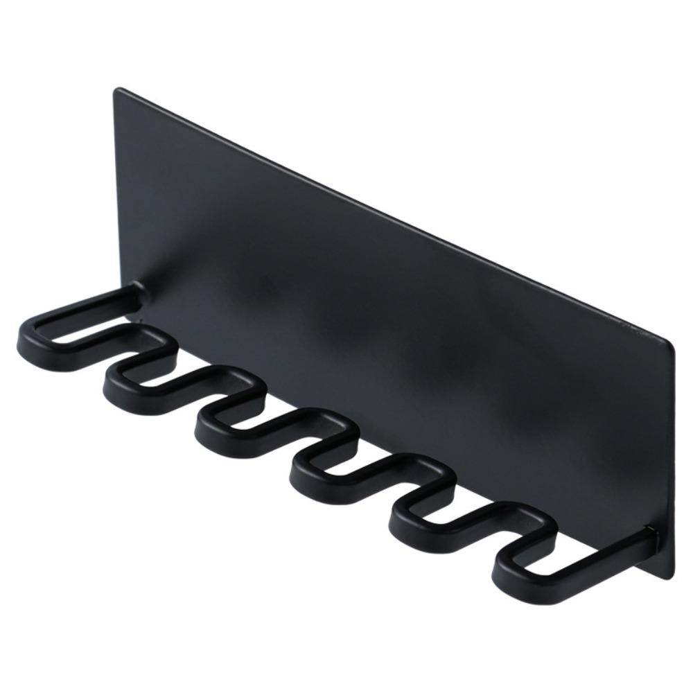 Wall-mounted Toothpaste Holders 5 Slots Toilet Hanger Shelf Toothbrush Storage Rack Toiletry