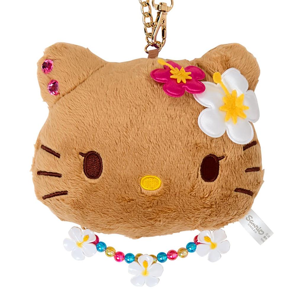 Sanrio Mirror Mascot Charm (Toconut Vacation) Hello Kitty, Polyester, ABS Resin, Glass, Ages 3+, 547140