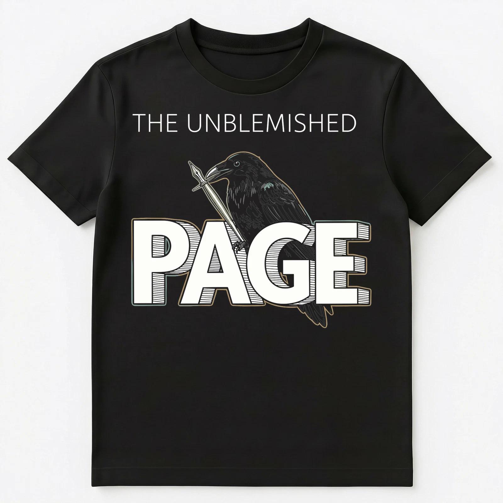 

Writer Blank Page Raven Literature Unisex T-Shirt M