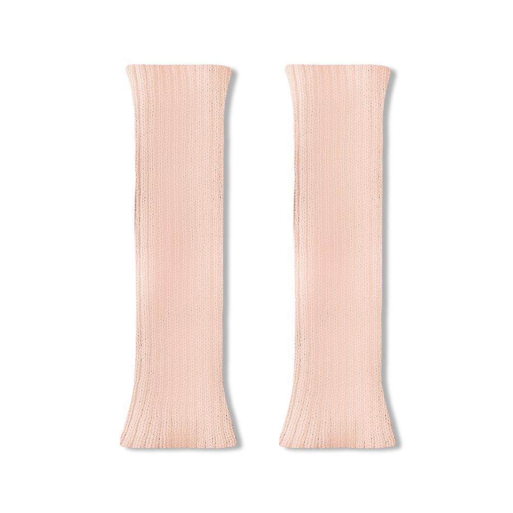 Knitted Sock Snow Boots for Women In Spring and Autumn, Grey Leg Warmers for The Calves, and Warm Pile Socks for Autumn and Winter