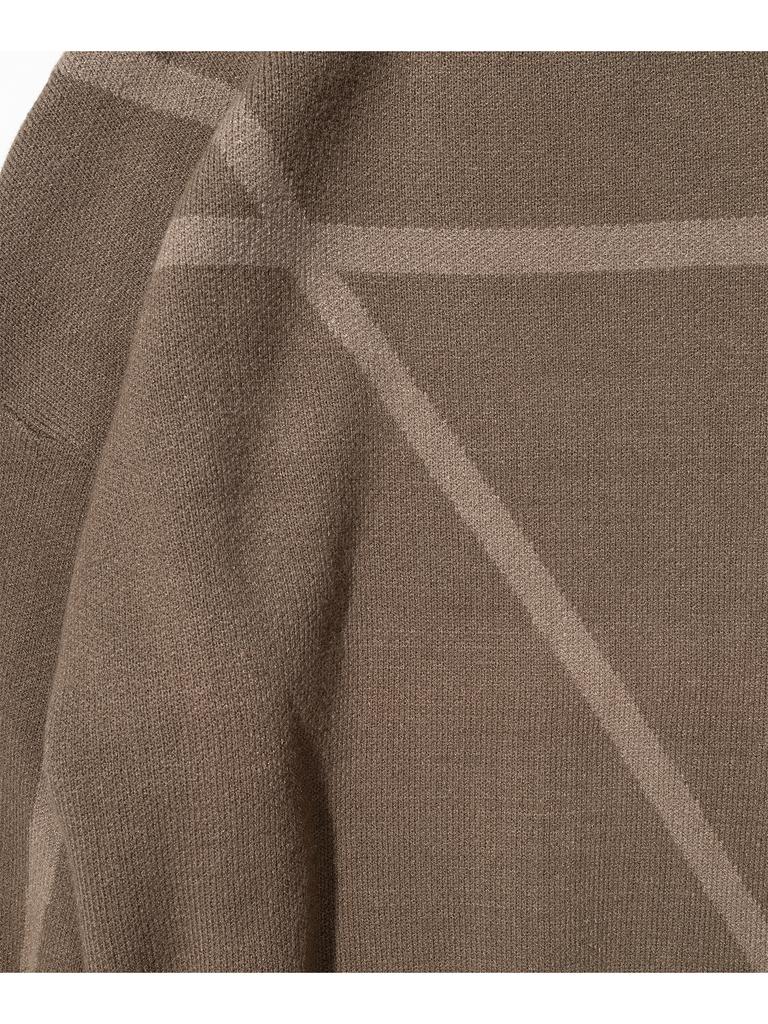MASSNOUN Cross Incision Line Knit Mftnt001-Bg