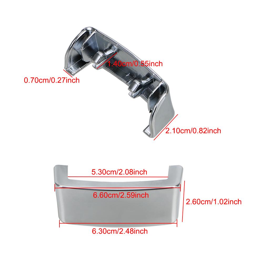 Insert Trim Cover Car Steering Wheel Trim Sequin Cover Chrome Emblem Fit for VW Golf MK5 Plus 5 GTI Passat B6 3C Eos Jetta