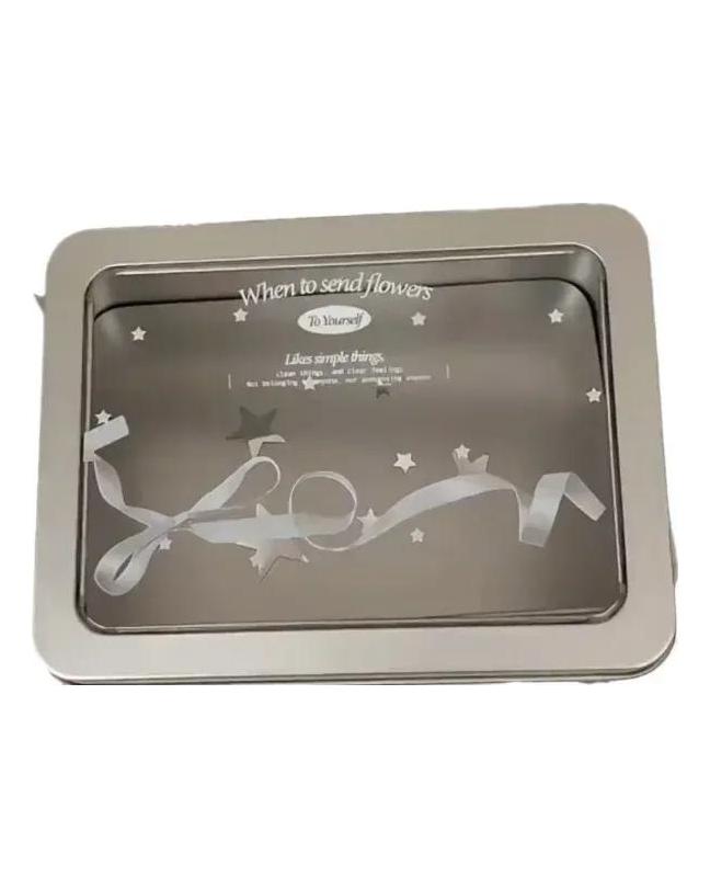 1 Stück Kreatives Design Kpop Fotokarten-Organizer Splitterfarbe Bogen Schreibwaren Desktop-Halter Tragbare Mini-Aufbewahrungsbox