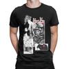 Dorohedoro Hindernisse T-Shirts Herren Anime Genial 100% Baumwoll-Tees Rundhals Kurzarm T-Shirt Geschenkidee Kleidung