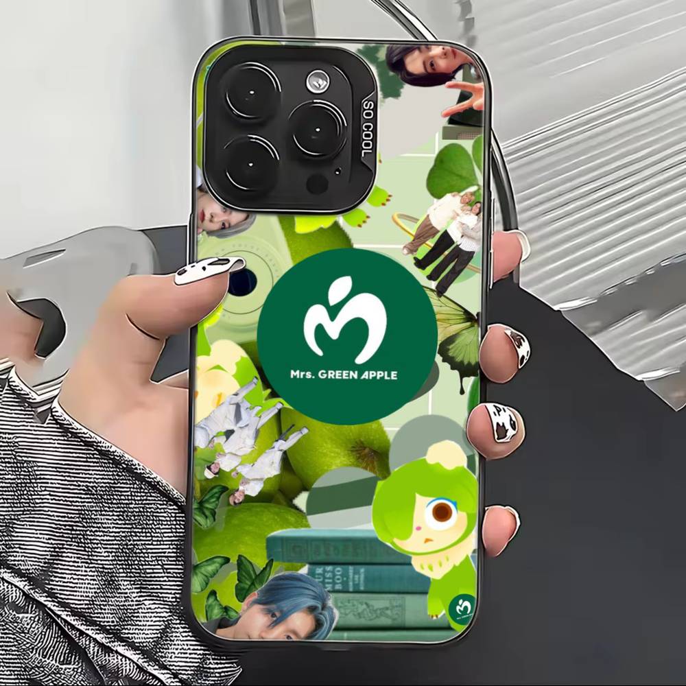 

М-Миссис. ЗЕЛЕНЫЙ ЯБЛОКО MGA Чехол для телефона Для iPhone 17,16,15,14,13,12,11 Plus,Pro Max,XS,Цветной Серебристый Чехол для телефона Funda Cover iPhone16ProMax