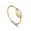 Stainless Steel Lotus Flower Rings for Women Vintage Finger Ring Jewelry Female Wedding Engagement Gift